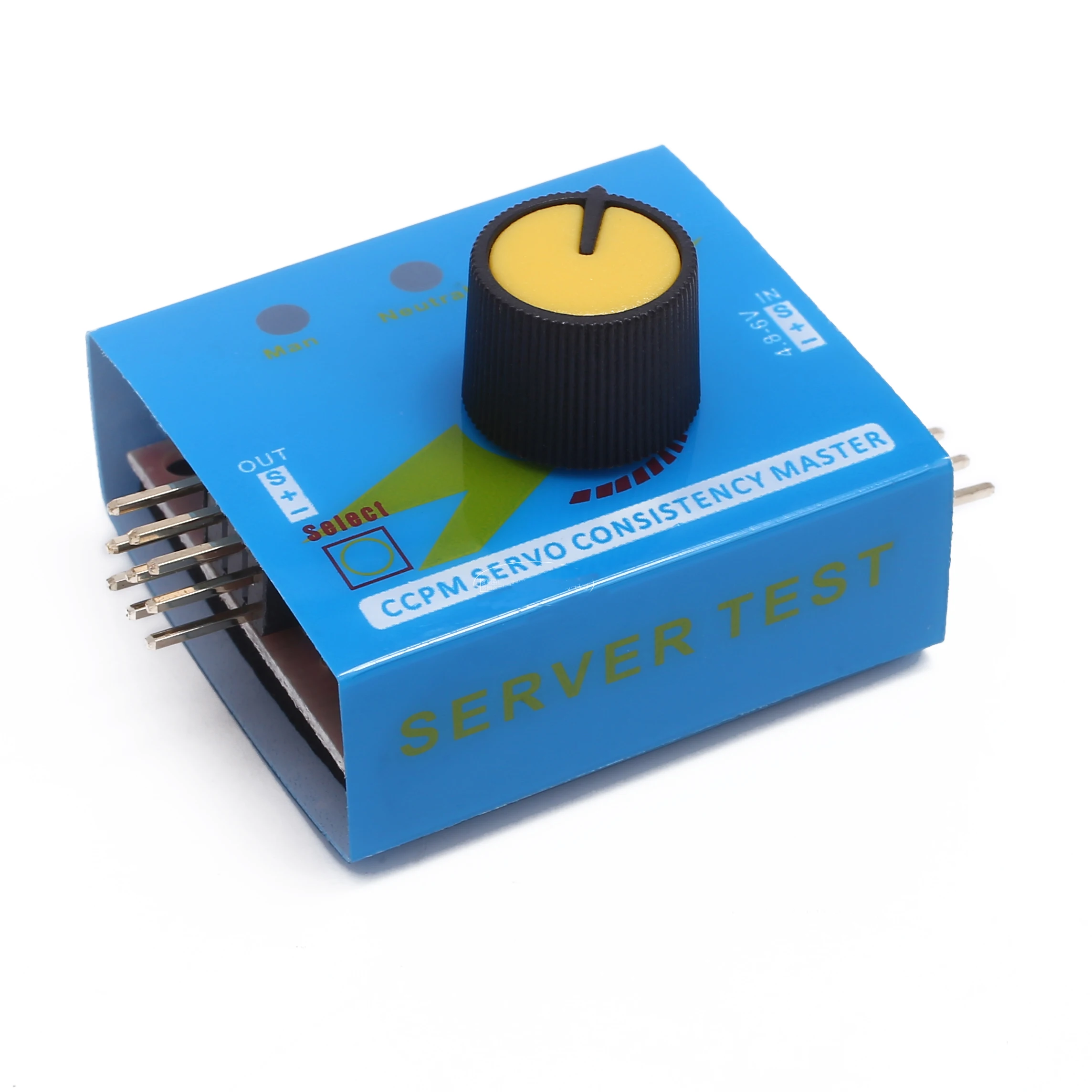 Tester serwo Test przekładni CCPM Kontroler konsystencji Master 3CH 4,8-6V ze wskaźnikiem świetlnym Tester serwo Test przekładni CCPM Kontroler konsystencji Master 3CH 4,8-6V ze wskaźnikiem świetlnym