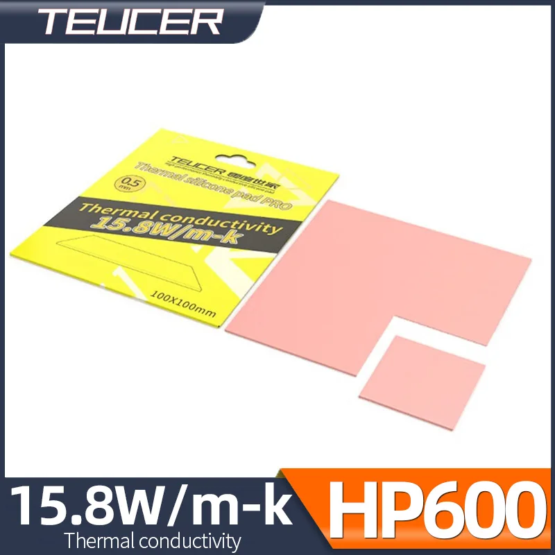 Teucer HP600 15.8W/mk Pasta Termoprzewodząca Silikonowa Podkładka Termiczna do Chłodzenia Radiatorów RAM CPU… Teucer HP600 15.8W/mk Pasta Termoprzewodząca Silikonowa Podkładka Termiczna do Chłodzenia Radiatorów RAM CPU…