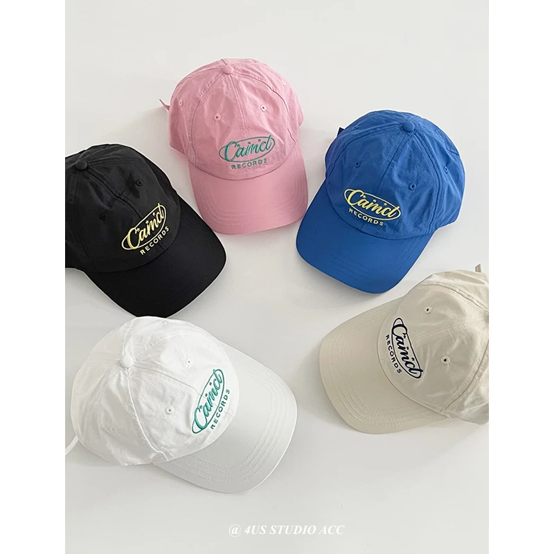 Thin Sun-Proof Breathable Baseball Cap Women’s Korean-Style Wide Brim Quick-Drying Soft Top All-Matching…