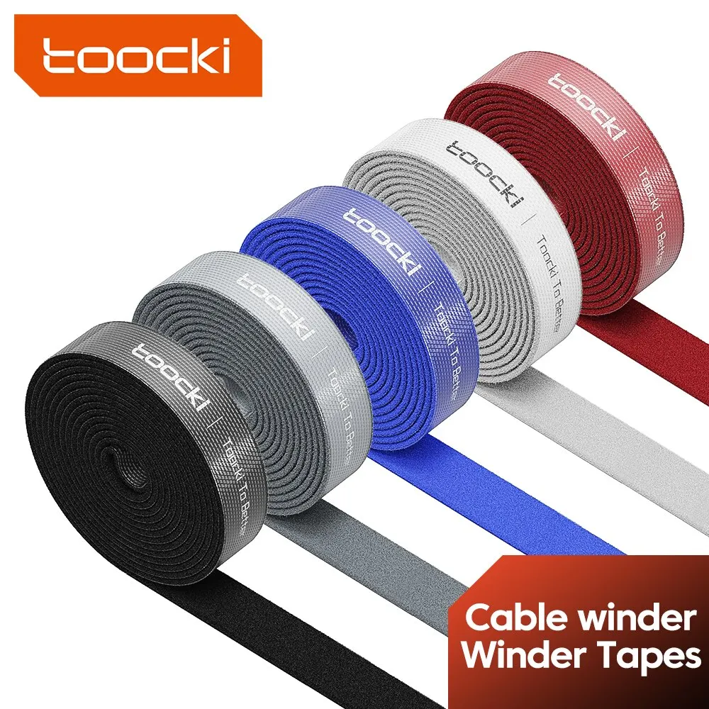 Toocki Organizer wirel Winder opaska na słuchawki przewód do zarządzania kablem USB ochraniacz kabla do iPhone…