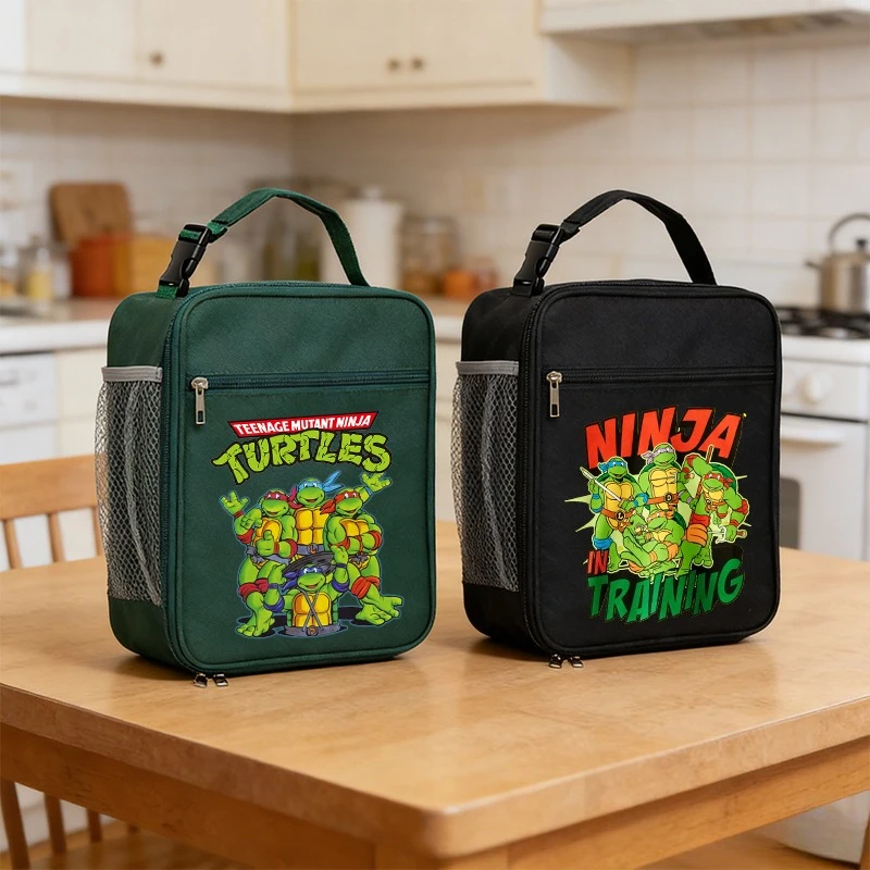 Torba na lunch Teenage Mutant Ninja Turtles dla chłopców, izolowana torba na bento, termiczna torba na… Torba na lunch Teenage Mutant Ninja Turtles dla chłopców, izolowana torba na bento, termiczna torba na…