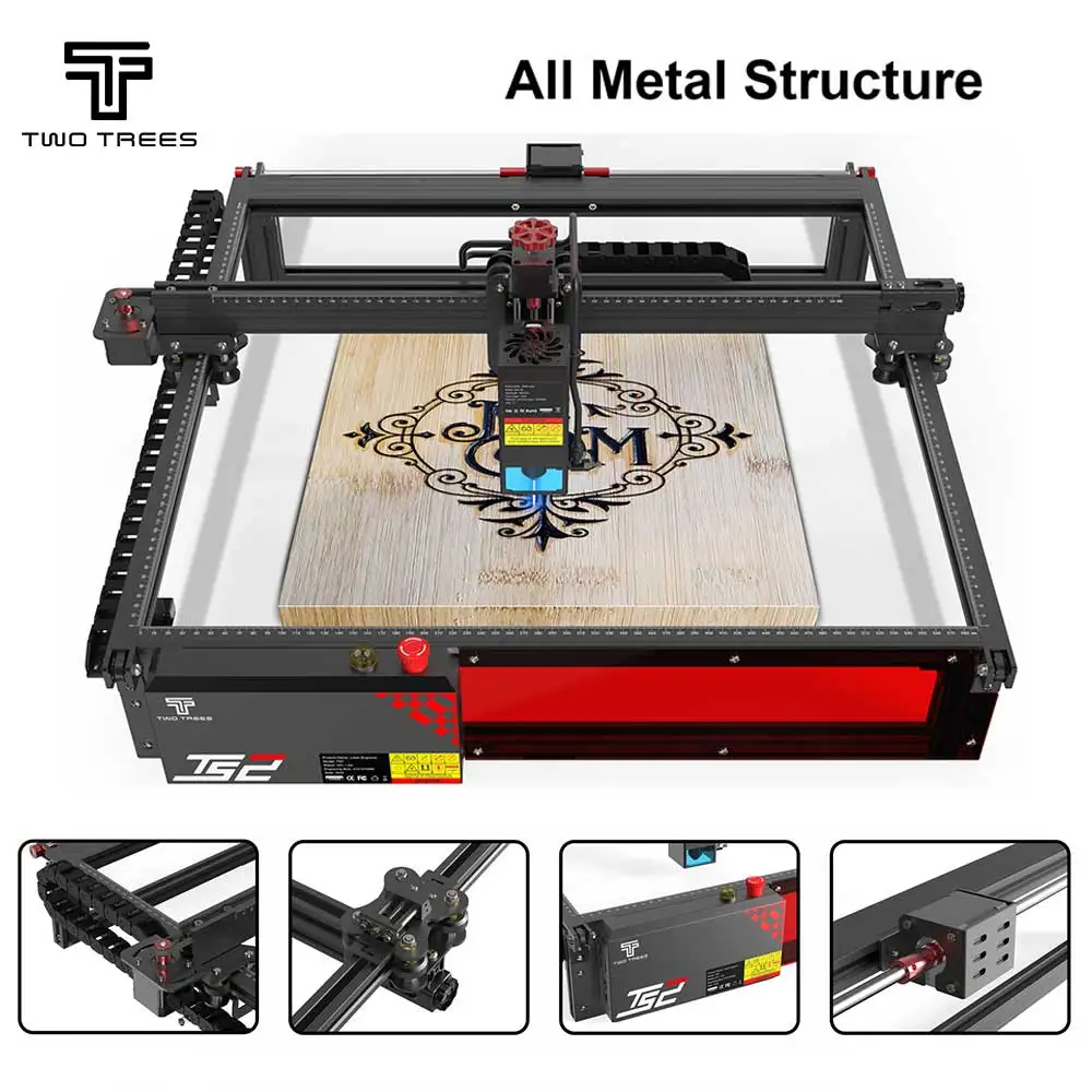 Totrees TS2 20W grawer laserowy 450x450mm XY wyłącznik krańcowy laserowa maszyna grawerująca maszyna do cięcia… Totrees TS2 20W grawer laserowy 450x450mm XY wyłącznik krańcowy laserowa maszyna grawerująca maszyna do cięcia…