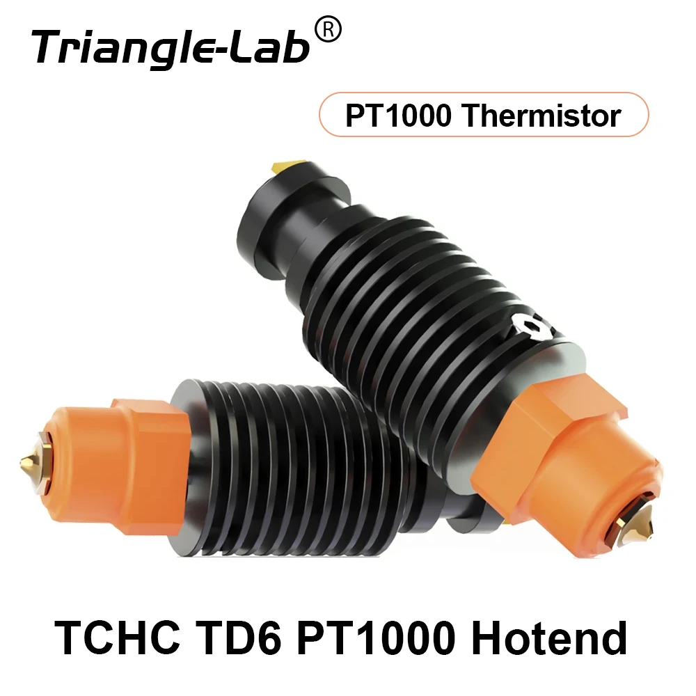 Trianglelab® TCHC TD6 PT1000 Hotend Built-in PT1000 Thermistor For CHC TD6 V6 HOTEND DDE DDB Direct Drive or…