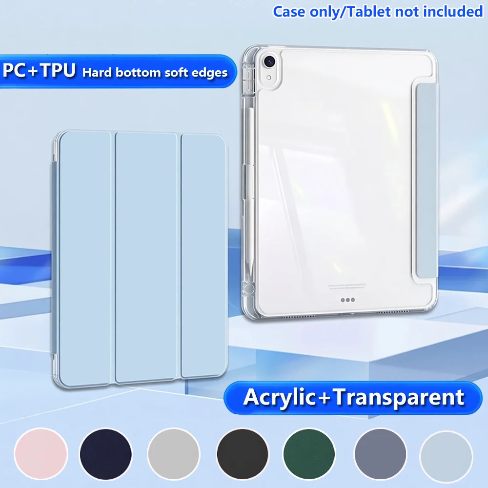 Trzyczęściowe, przezroczyste akrylowe etui na tablet do iPada a16, etui na iPada 11. i 10. generacji, Air 11… Trzyczęściowe, przezroczyste akrylowe etui na tablet do iPada a16, etui na iPada 11. i 10. generacji, Air 11…