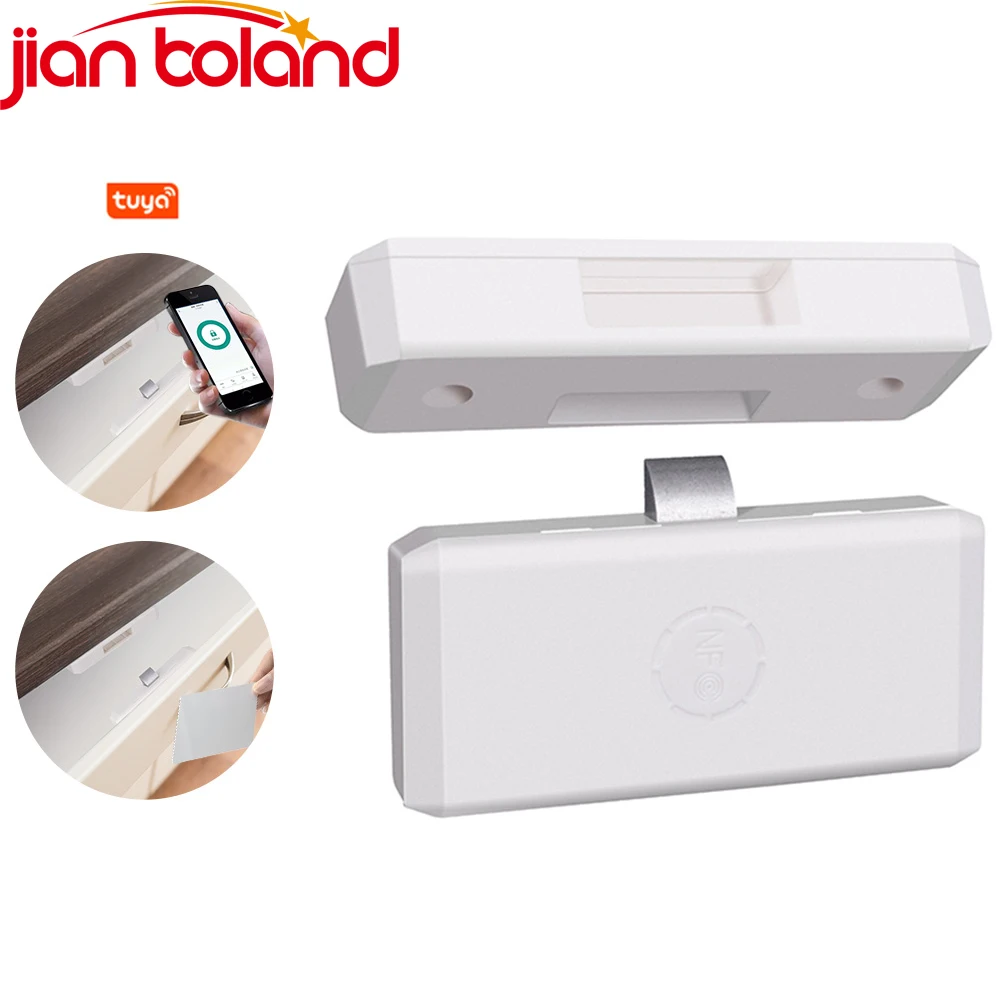 Tuya APP/EM Card Unlock Smart Drawer Lock No Hole File Cabinet Furniture Electronic Keyless Invisible NFC… Tuya APP/EM Card Unlock Smart Drawer Lock No Hole File Cabinet Furniture Electronic Keyless Invisible NFC…