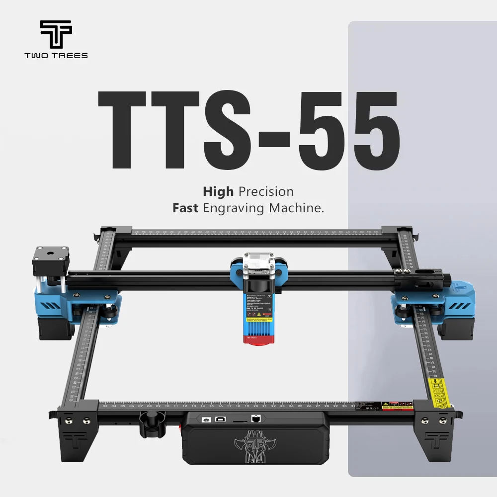 Twotrees TTS-55 laserowa maszyna do grawerowania do drewna/skóry/metalu/akrylu laserowa drukarka laserowa 3D… Twotrees TTS-55 laserowa maszyna do grawerowania do drewna/skóry/metalu/akrylu laserowa drukarka laserowa 3D…