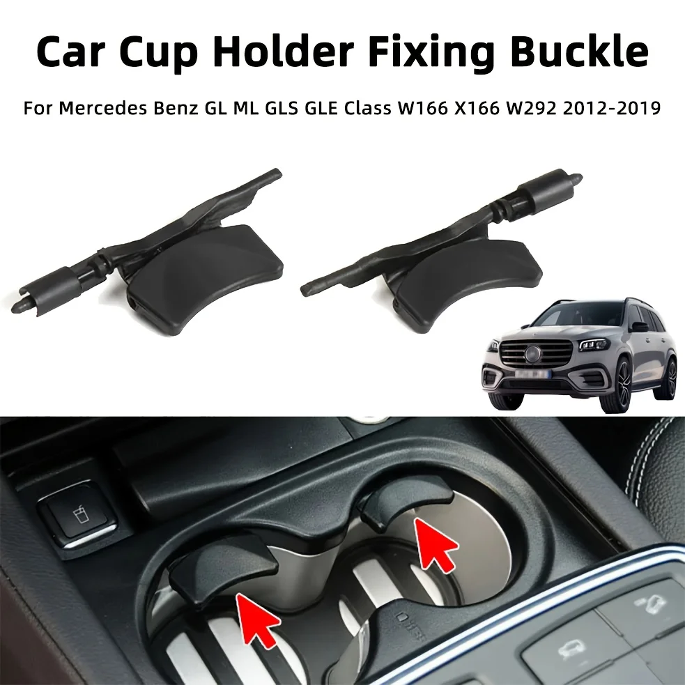 Uchwyt na napoje do konsoli środkowej samochodu, mocowanie na kubek, klamra mocująca do Mercedes Benz GL ML…