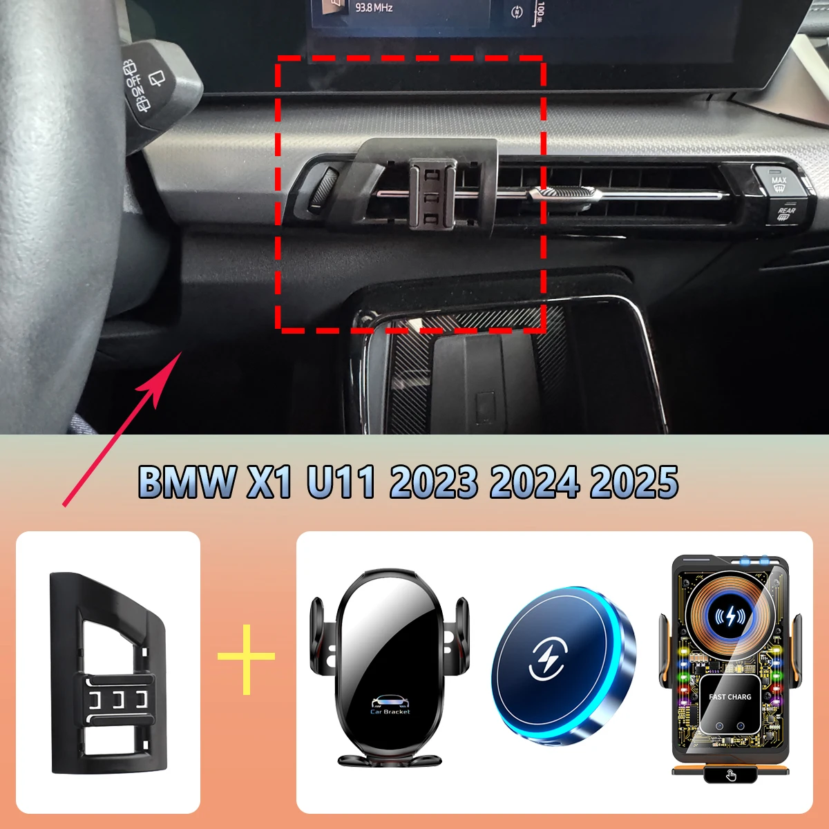 Uchwyt samochodowy na telefon do BMW X1 U11 2023 2024 2025 Magnetyczny bezprzewodowy uchwyt z funkcją… Uchwyt samochodowy na telefon do BMW X1 U11 2023 2024 2025 Magnetyczny bezprzewodowy uchwyt z funkcją…