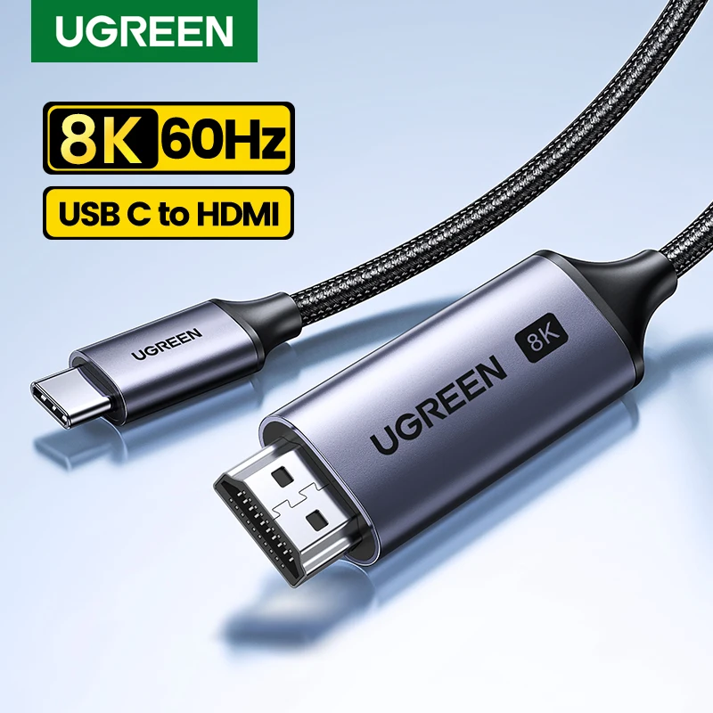 UGREEN Kabel USB C do 4K 8K zgodny z HDMI 8K/60Hz 4K/120Hz do MacBook Pro iMac iPad Pro do Samsung Galaxy USB… UGREEN Kabel USB C do 4K 8K zgodny z HDMI 8K/60Hz 4K/120Hz do MacBook Pro iMac iPad Pro do Samsung Galaxy USB…