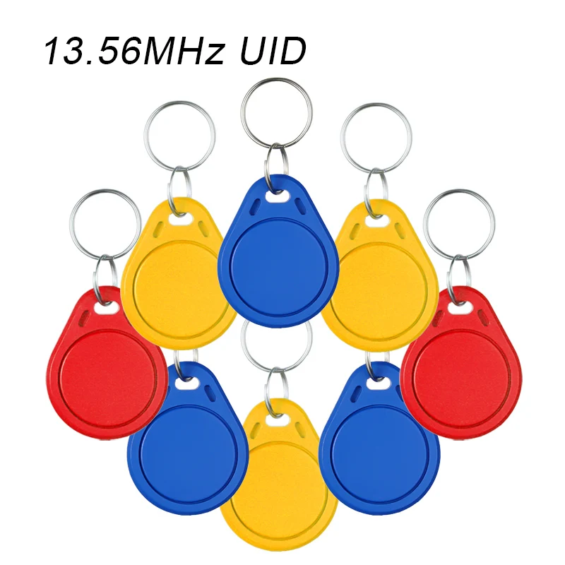 UID 5/10/20PCS 13.56Mhz RFID Wymienny inteligentny token do zapisu Wielokolorowy brelok do kluczy Kopiuj…
