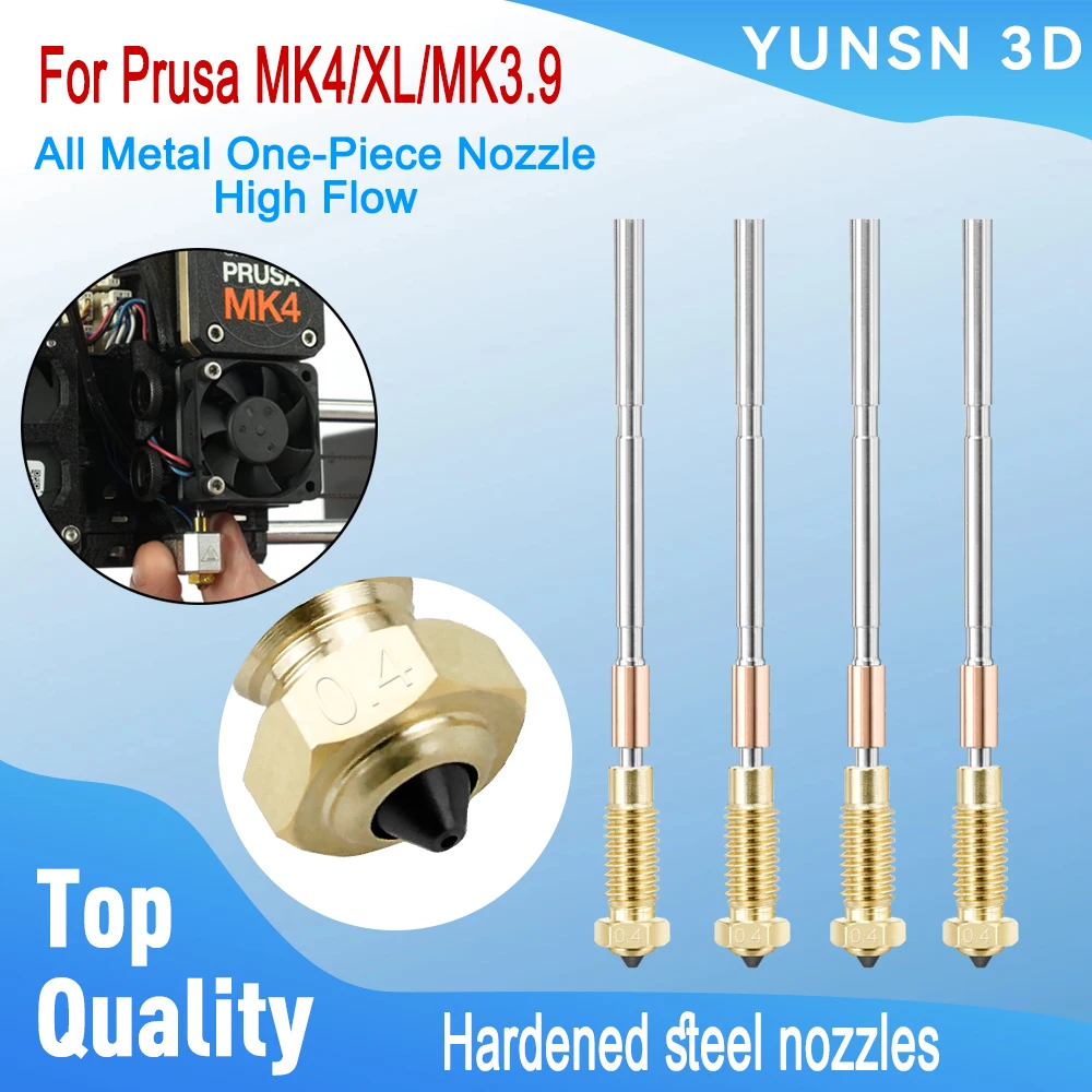 Ulepszona dysza hotendu do Prusa MK4/XL/MK3.9, w całości metalowa, jednoczęściowa dysza ze stali hartowanej… Ulepszona dysza hotendu do Prusa MK4/XL/MK3.9, w całości metalowa, jednoczęściowa dysza ze stali hartowanej…