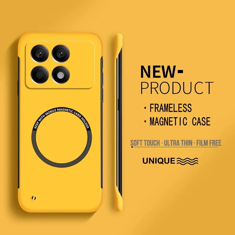 Ultra cienkie, twarde, magnetyczne, bezramkowe etui na telefon z PC do Xiaomi Poco F8 F7 Ultra F6 F5 Pro X7 X6… Ultra cienkie, twarde, magnetyczne, bezramkowe etui na telefon z PC do Xiaomi Poco F8 F7 Ultra F6 F5 Pro X7 X6…