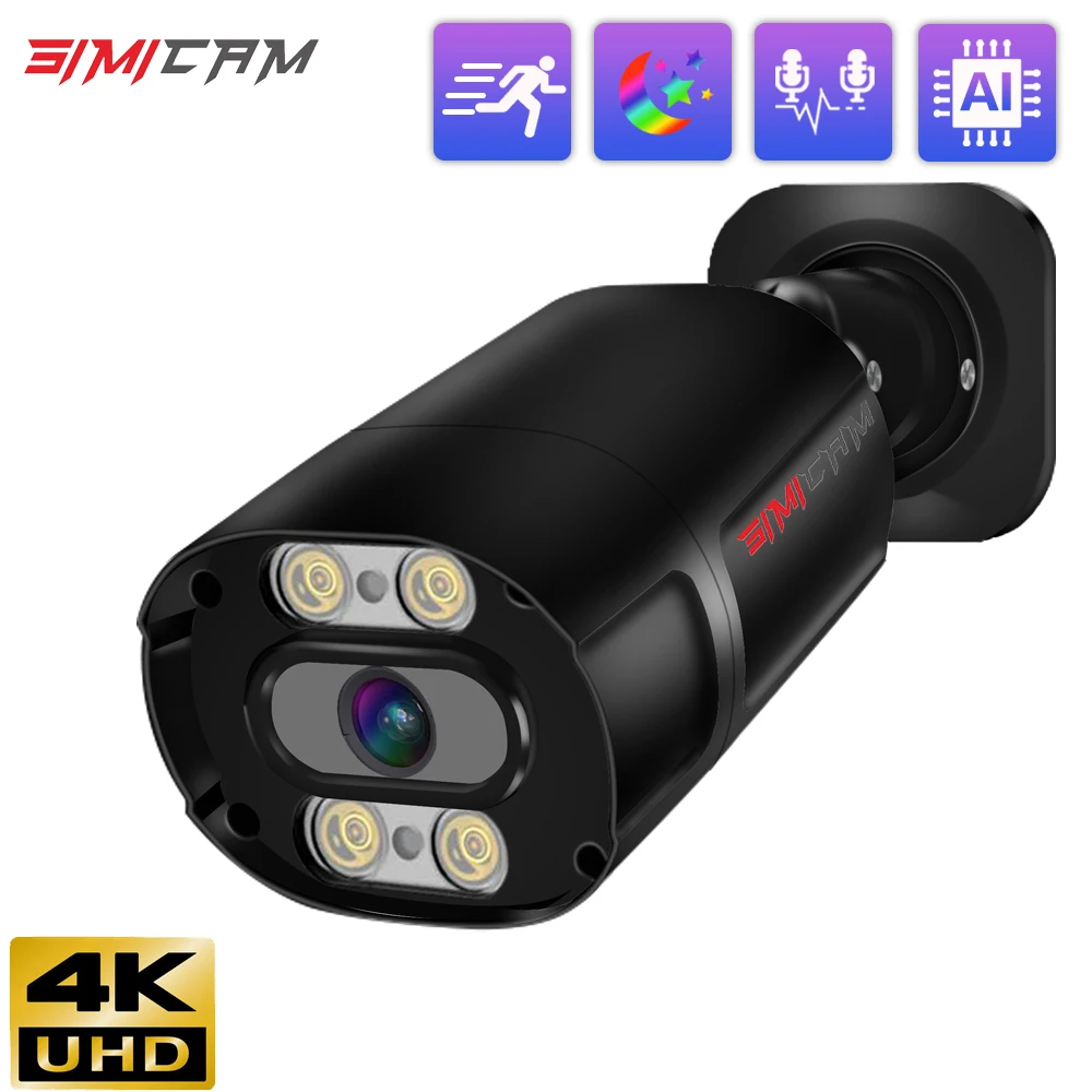 UltraHD 4K 8MP bezpieczeństwo zewnętrzne IP wieża kamera PoE Onvif 3840×2160 100ft podwójne światło wykrywanie… UltraHD 4K 8MP bezpieczeństwo zewnętrzne IP wieża kamera PoE Onvif 3840×2160 100ft podwójne światło wykrywanie…