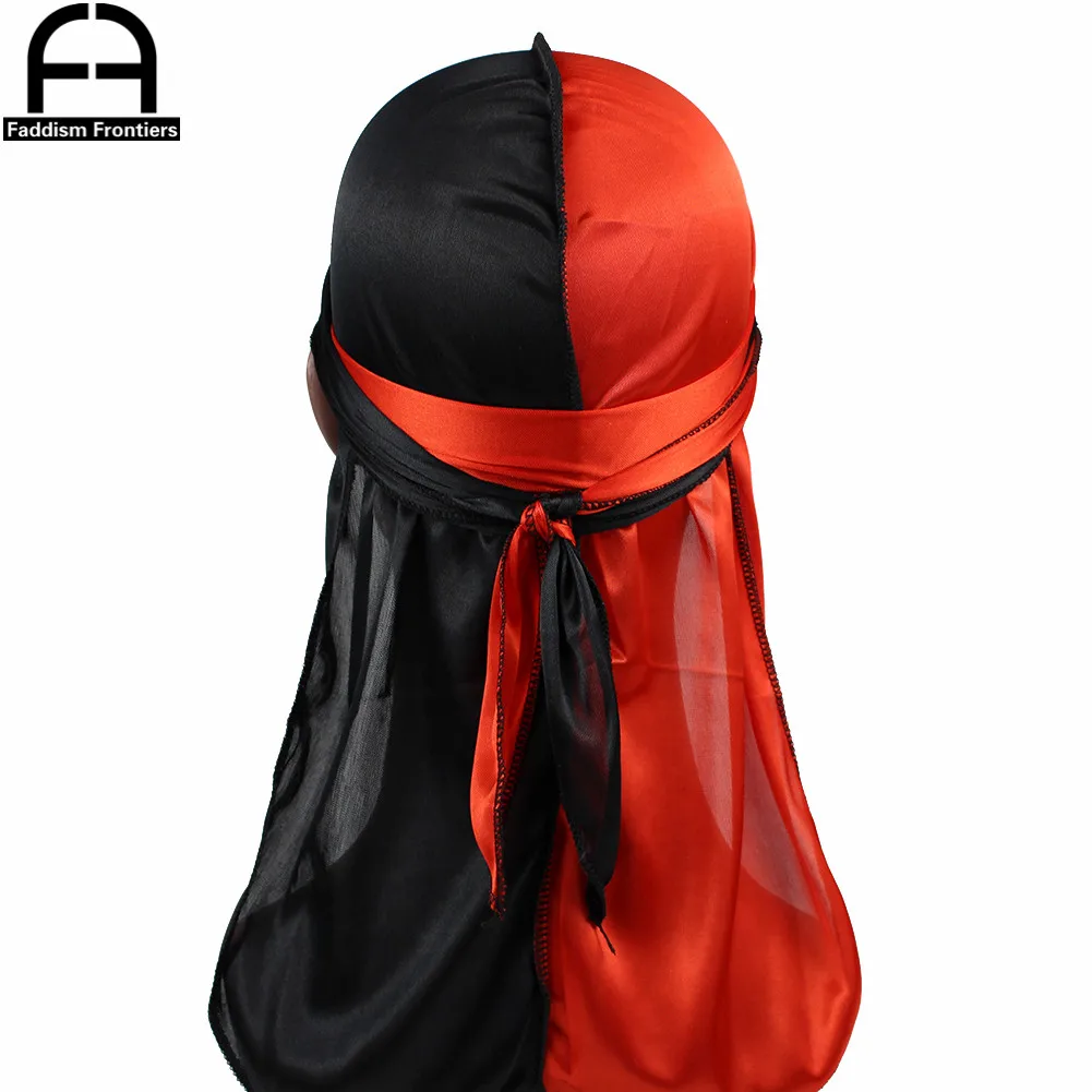 Unisex Men Two Tones Silk Durag Outside Stitching Silky Durags Bandana Nakrycie głowy Turban Hat Waves Cap… Unisex Men Two Tones Silk Durag Outside Stitching Silky Durags Bandana Nakrycie głowy Turban Hat Waves Cap…