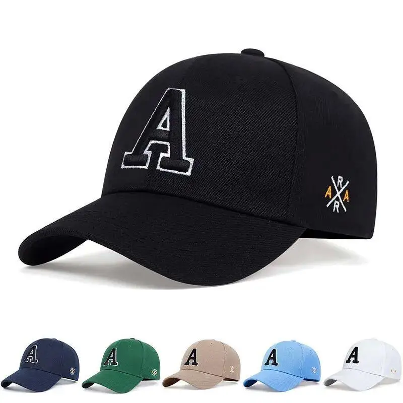 Unisex Prosta litera A Haftowane czapki z daszkiem Wiosna i jesień Regulowana czapka na co dzień Kapelusz… Unisex Prosta litera A Haftowane czapki z daszkiem Wiosna i jesień Regulowana czapka na co dzień Kapelusz…