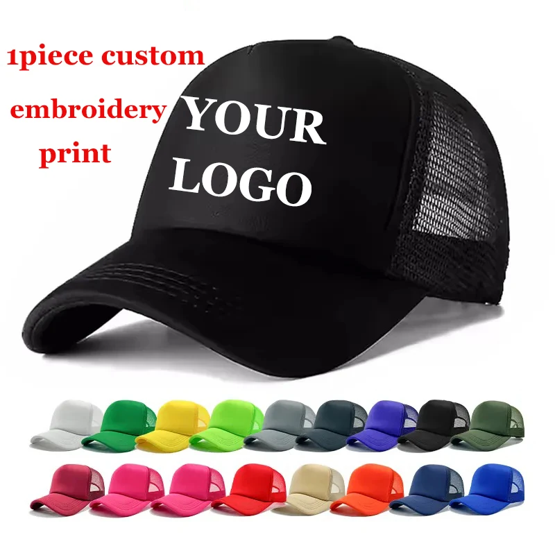 Unisex Summer Cheaper Trucker Hat Custom Logo Personality Baseball Cap Breathable Mesh Casual Snapback Hat… Unisex Summer Cheaper Trucker Hat Custom Logo Personality Baseball Cap Breathable Mesh Casual Snapback Hat…