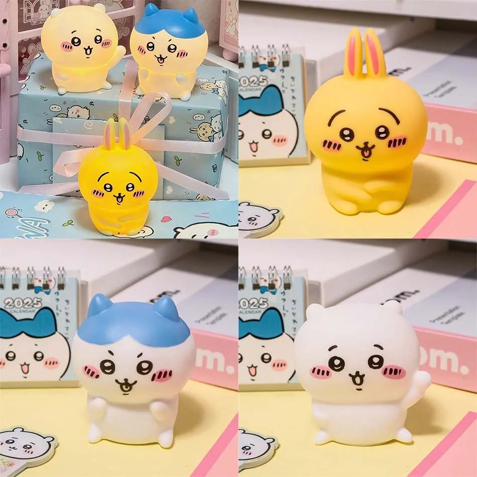 Urocza Chikawa Kawaii Dekoracja na Biurko do Sypialni Hachiware Usagi Kreskówkowa Lalka Winylowa Lampka Nocna… Urocza Chikawa Kawaii Dekoracja na Biurko do Sypialni Hachiware Usagi Kreskówkowa Lalka Winylowa Lampka Nocna…