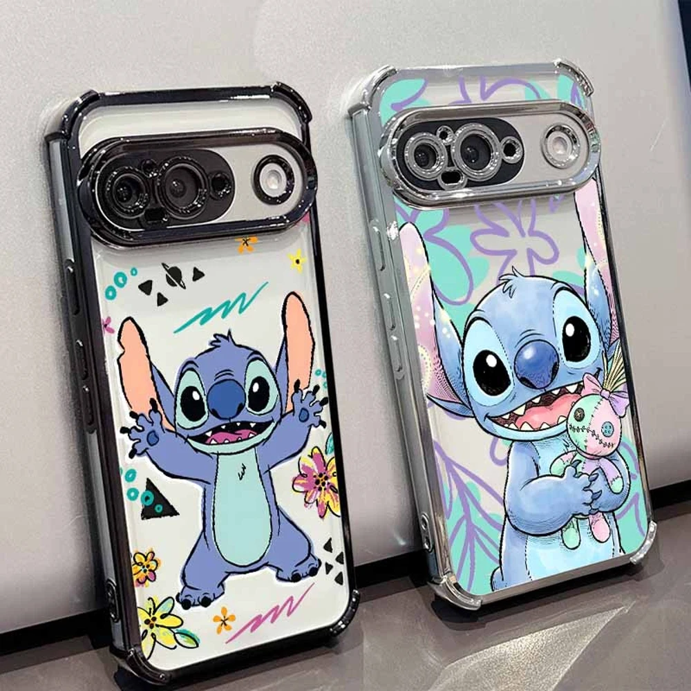Urocze etui na telefon z motywem anime Stitch do Google Pixel 10A 9A 9 8A 8 7A 7 Pro XL, powlekane, odporne na…