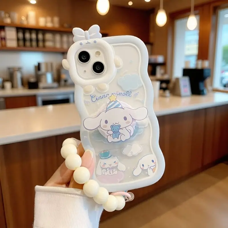 Uroczy Cinnamoroll z bransoletką, etui na telefon w stylu anime, modne etui na iPhone 15 14 13 12 11 Pro Max… Uroczy Cinnamoroll z bransoletką, etui na telefon w stylu anime, modne etui na iPhone 15 14 13 12 11 Pro Max…