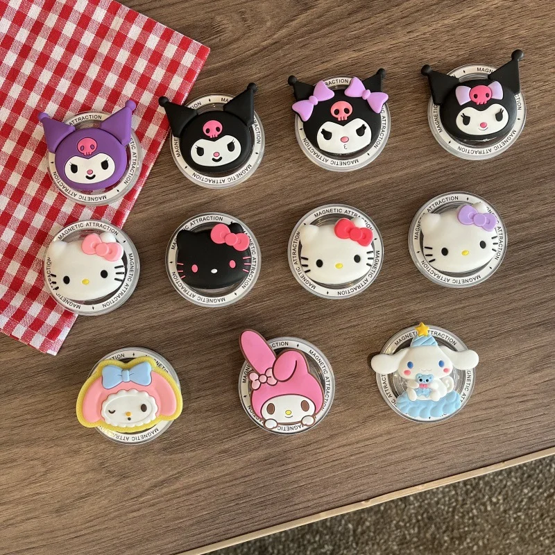 Uroczy uchwyt magnetyczny do telefonu Sanrio Hello Kitty Kuromi Grip Tok Griptok Stojak na telefon z obsługą… Uroczy uchwyt magnetyczny do telefonu Sanrio Hello Kitty Kuromi Grip Tok Griptok Stojak na telefon z obsługą…