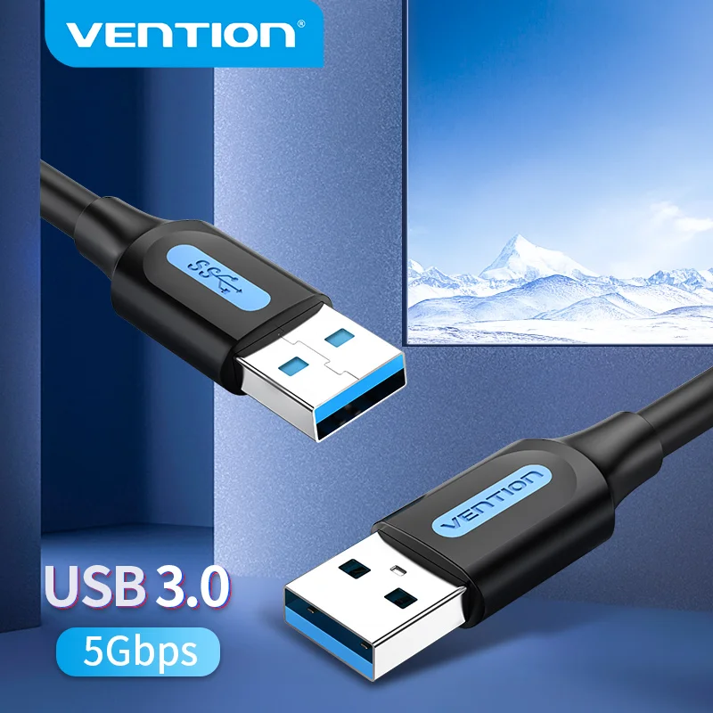 USB firmy Vention 3.0 przedłużacz kabla typu A kabel męski do męskiego 3.0 2.0 przedłużacz do dysku twardego…