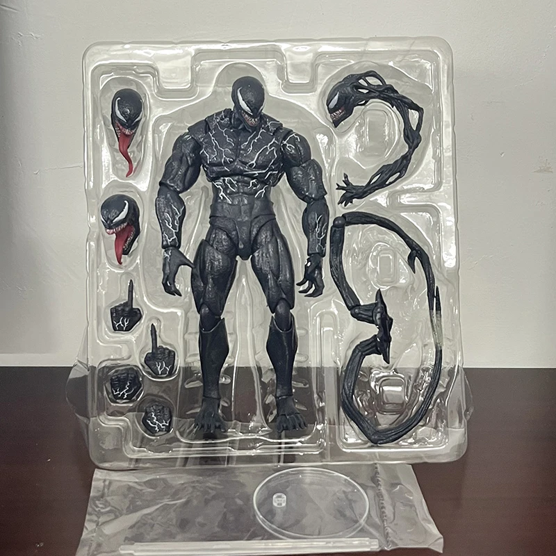Venom 2. Venom: Let There Be Carnage Figurka akcji Model Zabawki Wspólna ruchoma kolekcja lalek Prezent… Venom 2. Venom: Let There Be Carnage Figurka akcji Model Zabawki Wspólna ruchoma kolekcja lalek Prezent…
