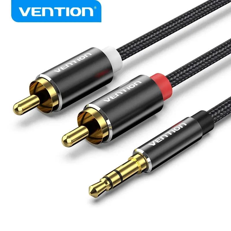 Vention Kabel RCA 3,5 mm do 2RCA Rozdzielacz RCA Jack 3,5 Kabel RCA Audio do smartfona Wzmacniacz Kabel AUX do… Vention Kabel RCA 3,5 mm do 2RCA Rozdzielacz RCA Jack 3,5 Kabel RCA Audio do smartfona Wzmacniacz Kabel AUX do…