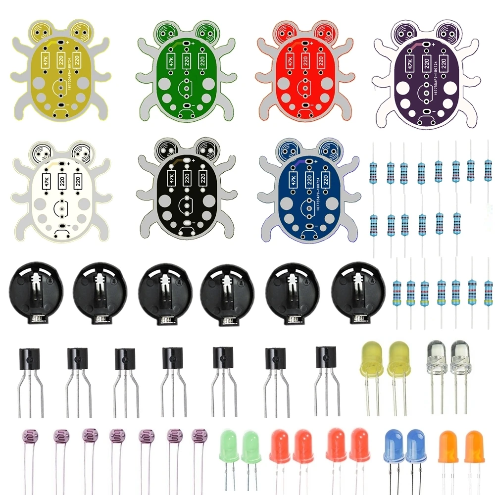 Weevil Eye DIY Elektroniczny zestaw dla początkujących do nauki lutowania Zabawny zestaw ręcznie robiony… Weevil Eye DIY Elektroniczny zestaw dla początkujących do nauki lutowania Zabawny zestaw ręcznie robiony…