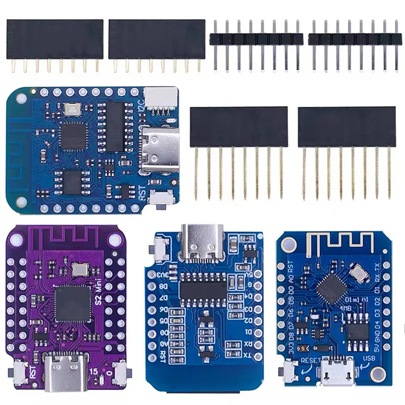 WeMos D1 Mini Pro V3.0 NodeMcu 4MB/16MB bajtów Lua WIFI Internet rzeczy płyta rozwojowa oparta na ESP8266… WeMos D1 Mini Pro V3.0 NodeMcu 4MB/16MB bajtów Lua WIFI Internet rzeczy płyta rozwojowa oparta na ESP8266…