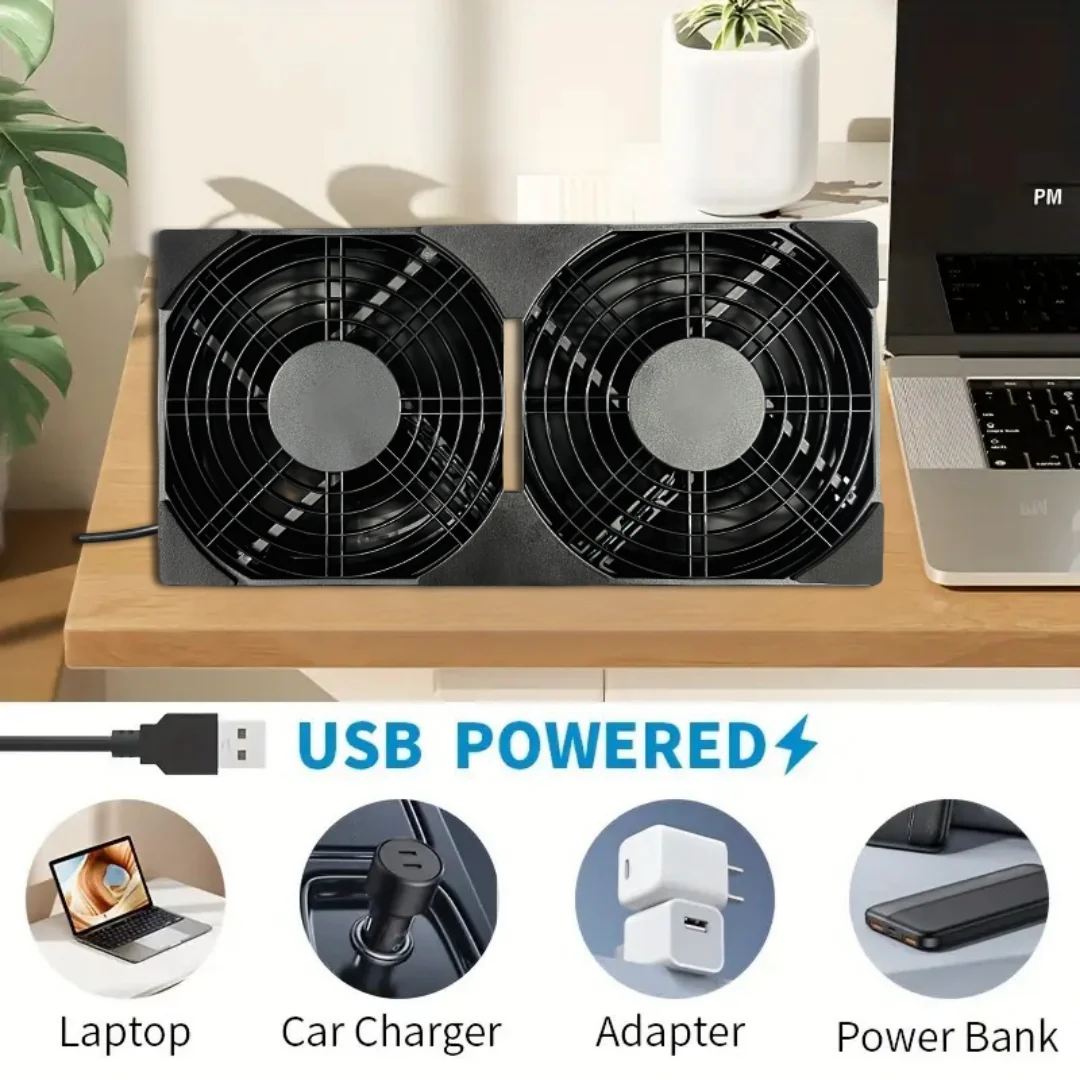Wentylator chłodzący router DIY PC Cooler TV Box Bezprzewodowy cichy cichy DC 5V USB Power 120mm 240mm…