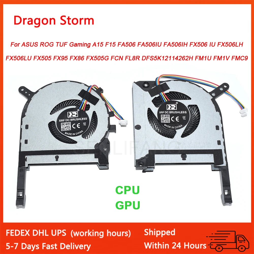 Wentylator CPU GPU do ASUS ROG TUF Gaming FX95D FX86 FX95G FA506IU FX506 IU FX506LH FX505G FCN FL8R DFS5K… Wentylator CPU GPU do ASUS ROG TUF Gaming FX95D FX86 FX95G FA506IU FX506 IU FX506LH FX505G FCN FL8R DFS5K…