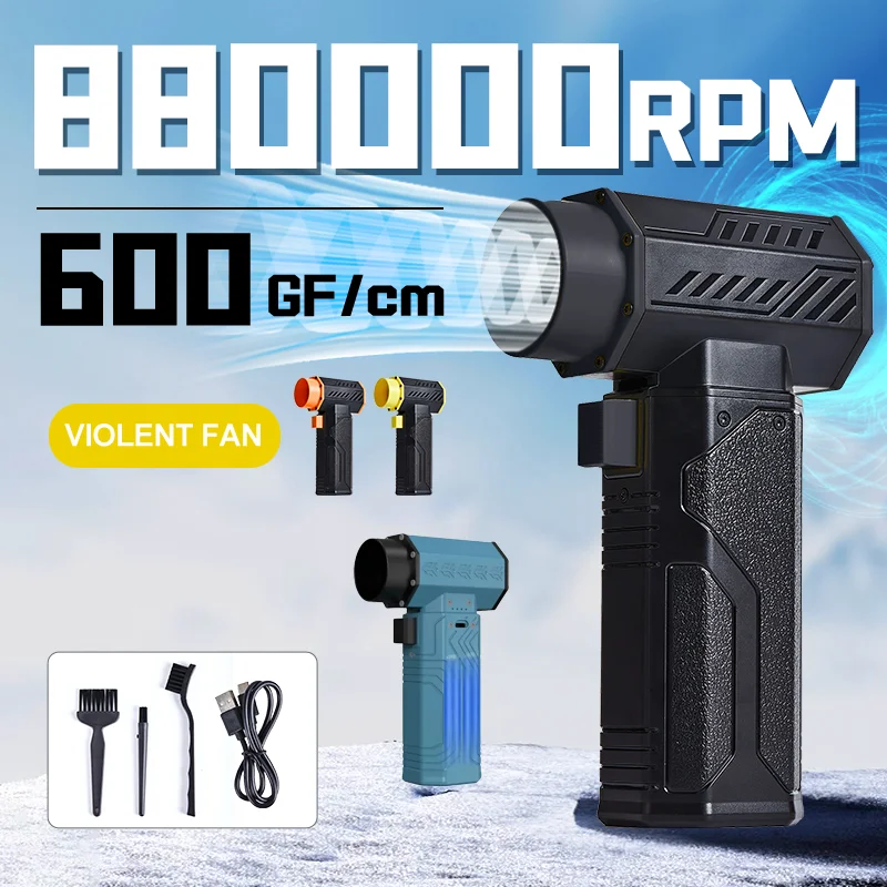 Wentylator Turbo o 880000 obr./min, mocny dmuchawa powietrza, 10000mAh, siła nacisku 600g, prędkość wiatru… Wentylator Turbo o 880000 obr./min, mocny dmuchawa powietrza, 10000mAh, siła nacisku 600g, prędkość wiatru…