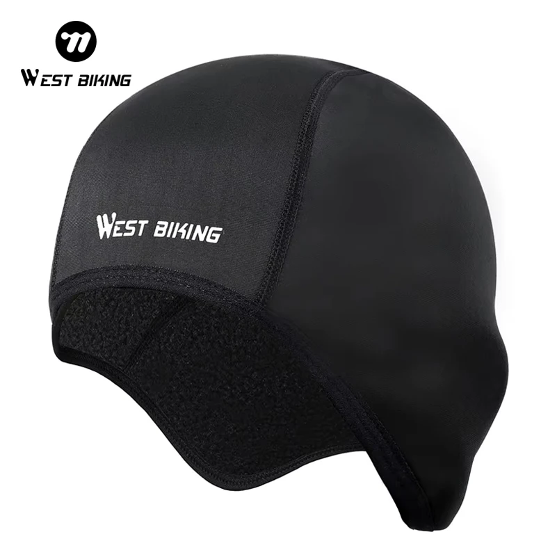 WEST BIKING zimowa czapka rowerowa wiatroszczelna termiczna wyściółka na kask narciarski bieganie narciarstwo…