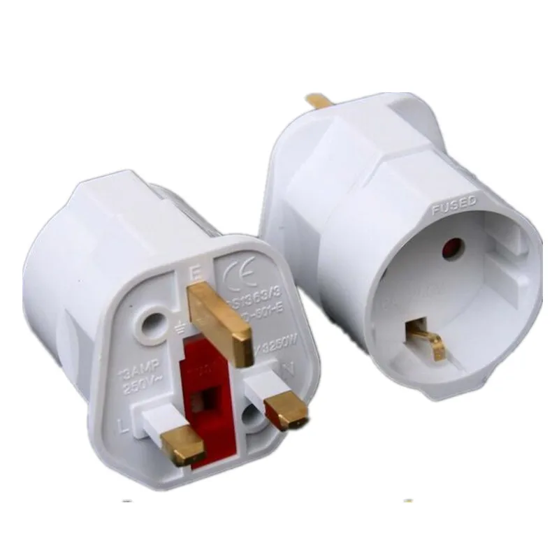 Wielofunkcyjny adapter wtyczek UE z Europy do Wielkiej Brytanii konwerter zasilania 2-pinowe gniazdo podróżne… Wielofunkcyjny adapter wtyczek UE z Europy do Wielkiej Brytanii konwerter zasilania 2-pinowe gniazdo podróżne…