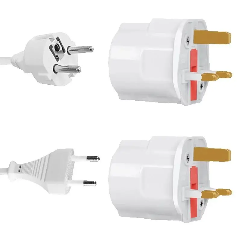 Wielofunkcyjny adapter wtyczek z UE Euro Europe do Wielkiej Brytanii Konwerter zasilania Wtyczki 2-pinowe…