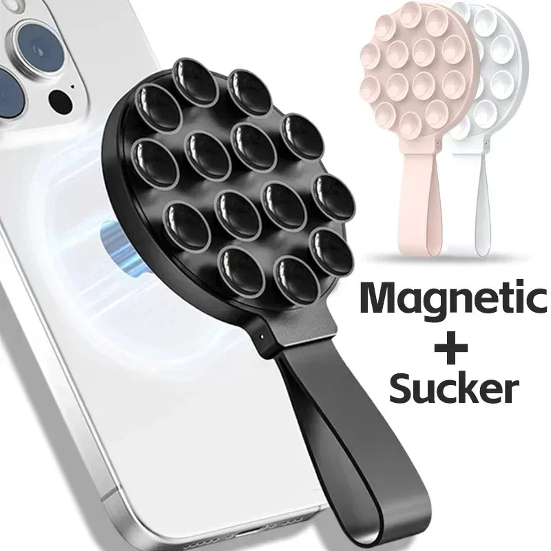 Wielofunkcyjny magnetyczny uchwyt na telefon z silikonową przyssawką Przenośny ręczny stojak na telefon… Wielofunkcyjny magnetyczny uchwyt na telefon z silikonową przyssawką Przenośny ręczny stojak na telefon…