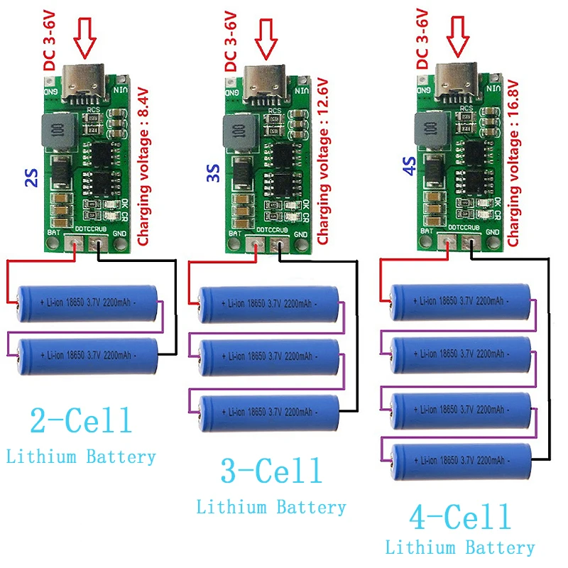 Wieloogniwowa ładowarka 2S 3S 4S Type-C do 8,4 V 12,6 V 16,8 V Step-Up Boost LiPo Polymer Li-Ion Ładowarka 7,4… Wieloogniwowa ładowarka 2S 3S 4S Type-C do 8,4 V 12,6 V 16,8 V Step-Up Boost LiPo Polymer Li-Ion Ładowarka 7,4…