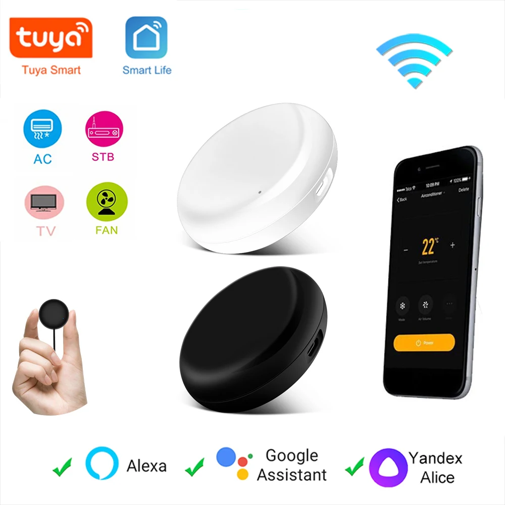 Wifi Smart Uniwersalny pilot na podczerwień DIY Pilot na podczerwień do klimatyzatora telewizora przez Alexa…