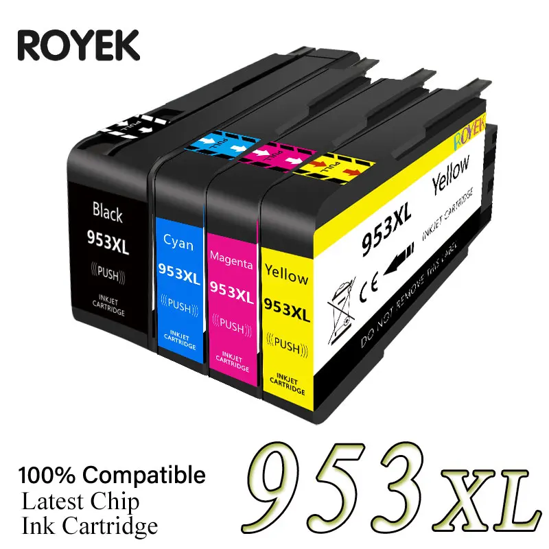 Wkłady atramentowe 953XL do HP953 953 XL kompatybilne z drukarkami HP Officejet Pro 7720 7730 7740 8710 8715… Wkłady atramentowe 953XL do HP953 953 XL kompatybilne z drukarkami HP Officejet Pro 7720 7730 7740 8710 8715…