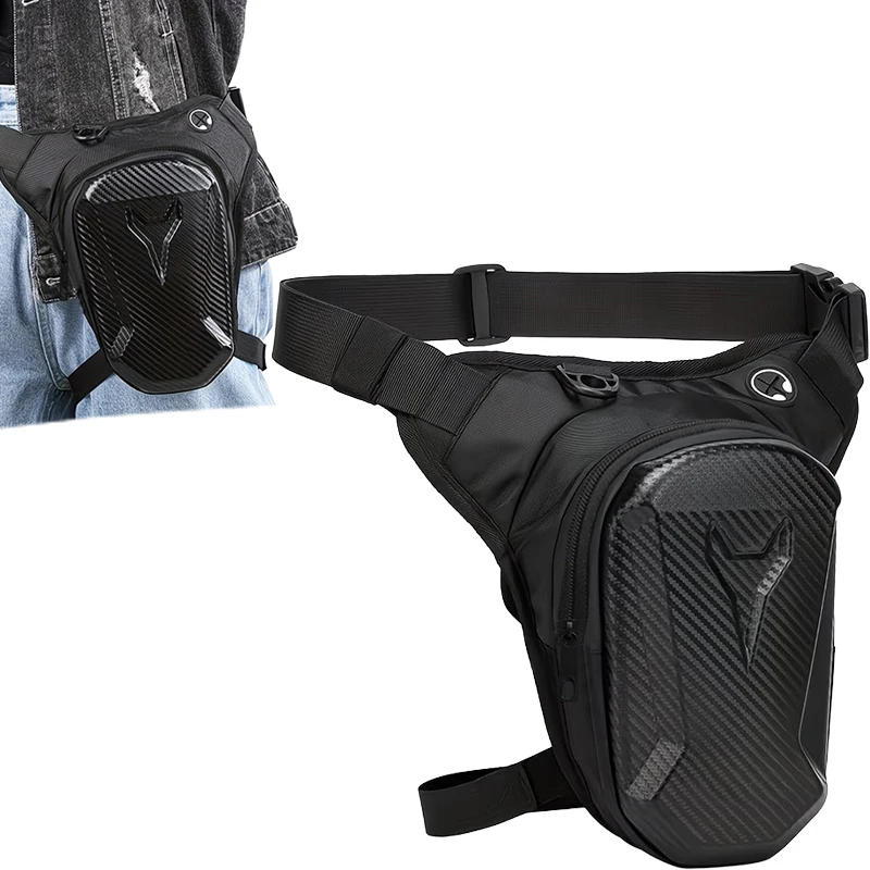 Wodoodporna torba na nogę motocyklową, saszetka biodrowa, torba crossbody dla motocyklistów, torba na udo…