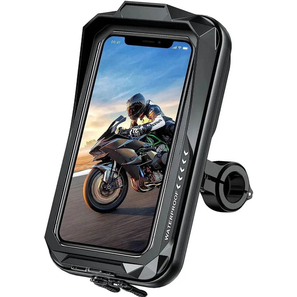 Wodoodporny uchwyt na telefon rowerowy, uniwersalny uchwyt na telefon na kierownicę motocykla, stojak na… Wodoodporny uchwyt na telefon rowerowy, uniwersalny uchwyt na telefon na kierownicę motocykla, stojak na…
