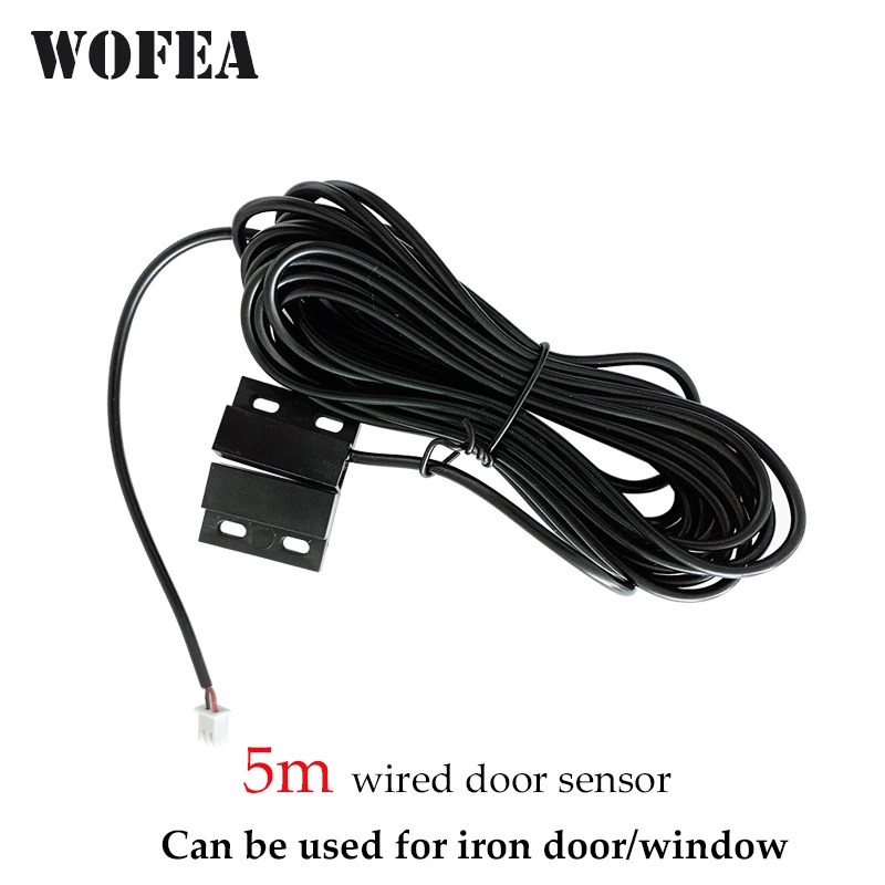Wofea 5m przewodowy czujnik drzwi NdFeB magnetyczny przełącznik czujnikowy do czujnika otwarcia żelazna brama… Wofea 5m przewodowy czujnik drzwi NdFeB magnetyczny przełącznik czujnikowy do czujnika otwarcia żelazna brama…