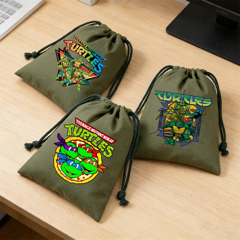 Worek prezentowy ze sznurkiem Teenage Mutant Ninja Turtles dla chłopca i dziewczynki, przenośna torba do… Worek prezentowy ze sznurkiem Teenage Mutant Ninja Turtles dla chłopca i dziewczynki, przenośna torba do…