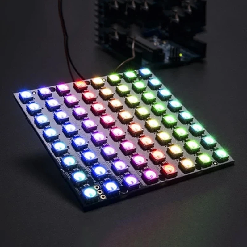 WS2812 LED 5050 RGB 8×8 64-bitowy moduł matrycy LED