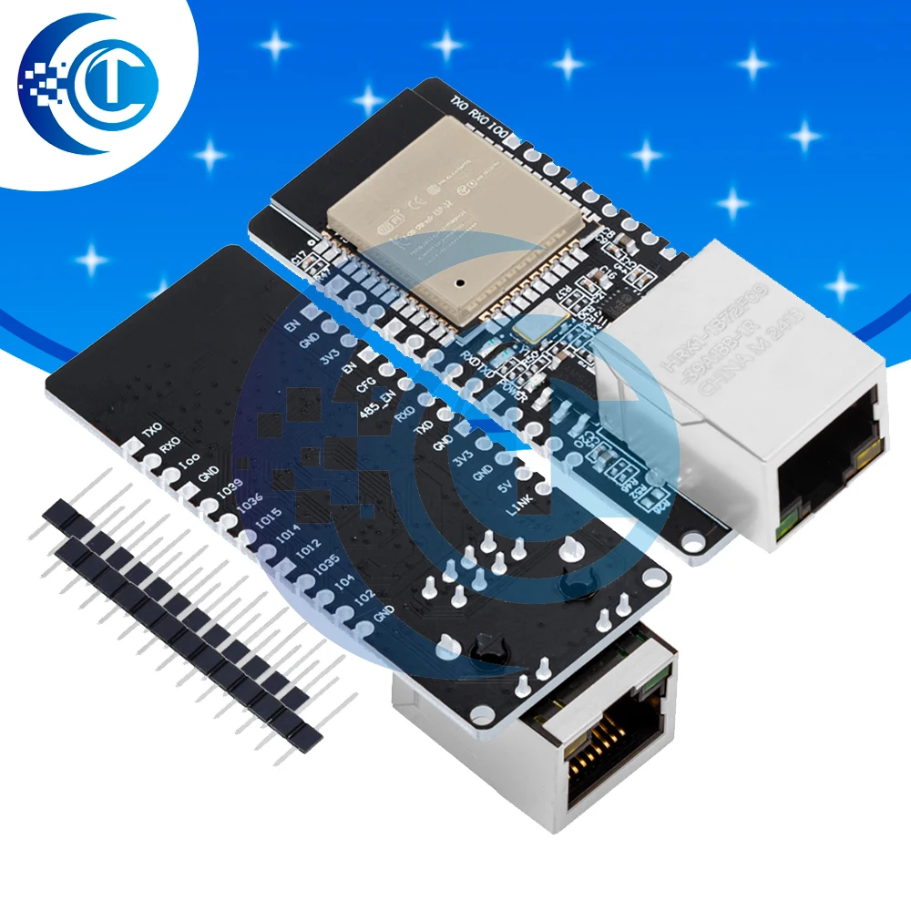 WT32-ETH01 Wbudowany port szeregowy Sieć Ethernet Kompatybilna z Bluetooth WIFI Combo Gateway MCU ESP32 Płytka… WT32-ETH01 Wbudowany port szeregowy Sieć Ethernet Kompatybilna z Bluetooth WIFI Combo Gateway MCU ESP32 Płytka…