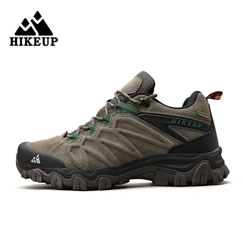Wysokiej jakości skórzane buty turystyczne HIKEUP Wytrzymałe sportowe buty trekkingowe męskie sznurowane… Wysokiej jakości skórzane buty turystyczne HIKEUP Wytrzymałe sportowe buty trekkingowe męskie sznurowane…