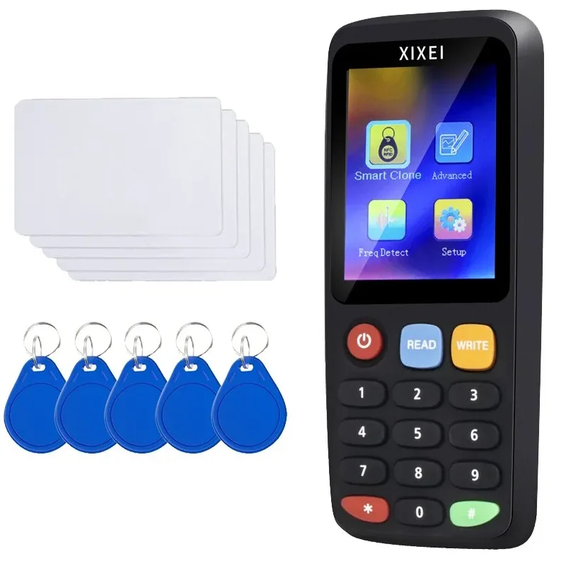 X7 czytnik kart inteligentnych RFID klucz klon kopiarka IC ID Token kopiuj powielacz 125Khz pisarz odznak…