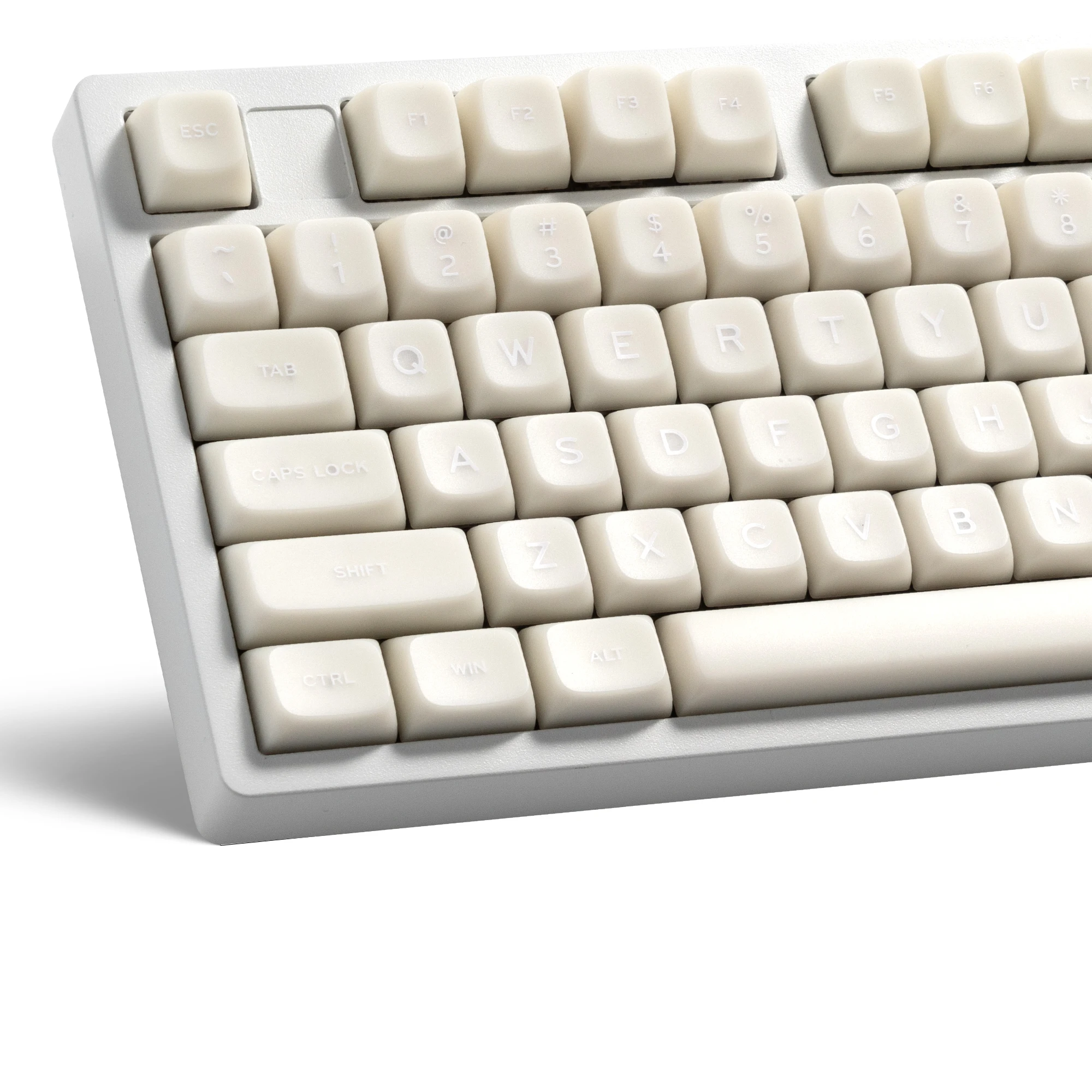 XVX MDA Profile White Jade Double Shot PBT Keycaps Set Translucent Shine Through Keycaps do klawiatury… XVX MDA Profile White Jade Double Shot PBT Keycaps Set Translucent Shine Through Keycaps do klawiatury…