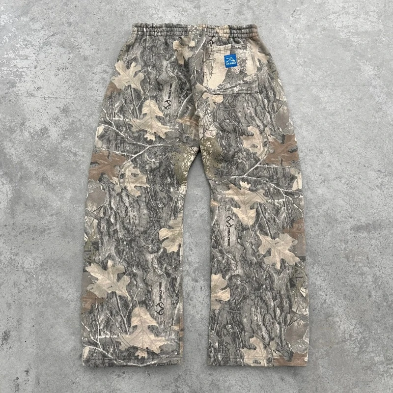 Y2K spodnie męskie Harajuku vintage kamuflaż wzór workowaty codzienne spodnie dresowe Hip Hop gotyckie… Y2K spodnie męskie Harajuku vintage kamuflaż wzór workowaty codzienne spodnie dresowe Hip Hop gotyckie…