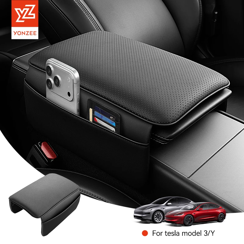 YZ Do Tesla Model 3 Y YL Juniper Highland Nakładka na Podłokietnik Miękka Osłona Konsoli Centralnej Odporna na… YZ Do Tesla Model 3 Y YL Juniper Highland Nakładka na Podłokietnik Miękka Osłona Konsoli Centralnej Odporna na…